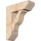 Ekena Millwork Funston Slat Smooth Bracket w/ Offset Brace, Douglas Fir, 7 1/2"W x 22"D x 26"H BKT0806X22X26FST06SDF - alternate 1